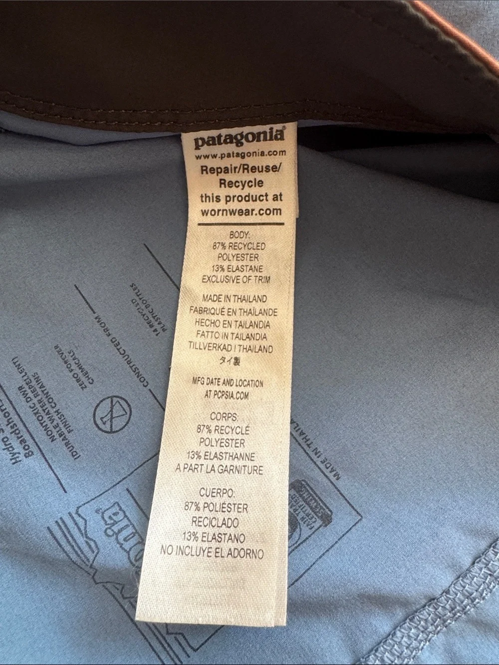 Patagonia Men’s Blue Swim Trunks 7” inseam